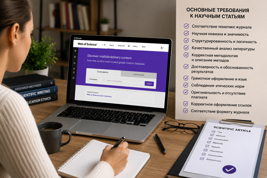 Публикация в Web of Science